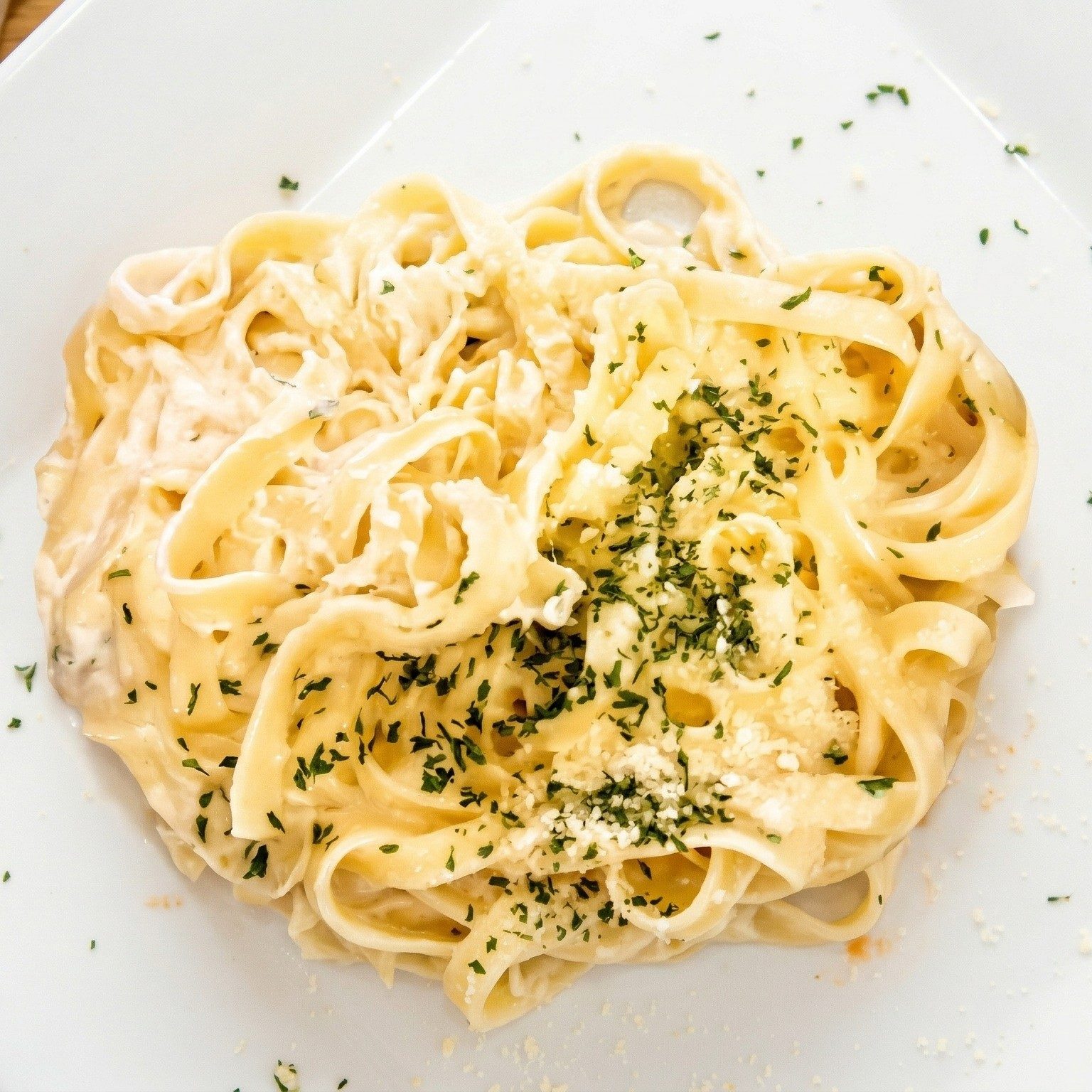 Fettuccine Alla Alfredo.