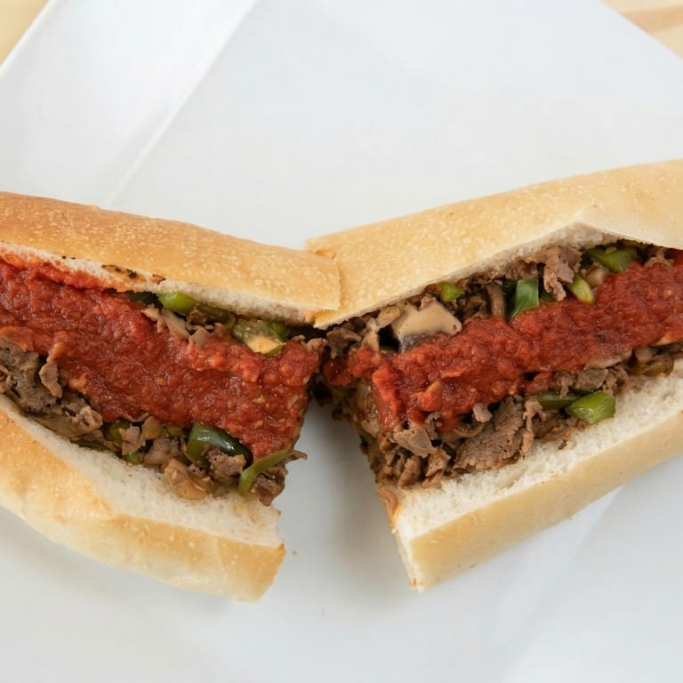 Indulge in Our Cheesesteak