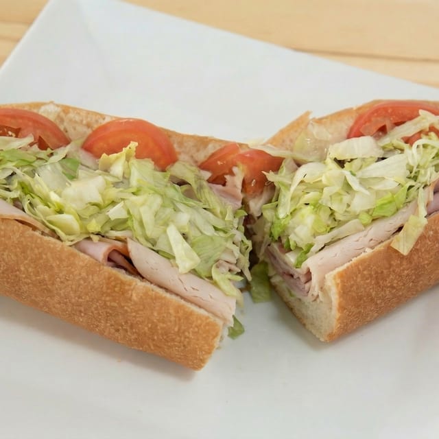Ham & Cheese Sub.