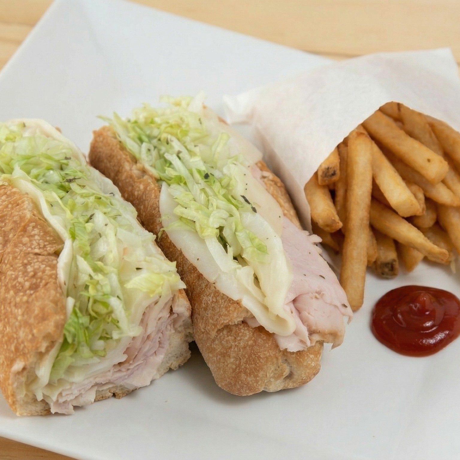 Turkey & Cheese Sub.