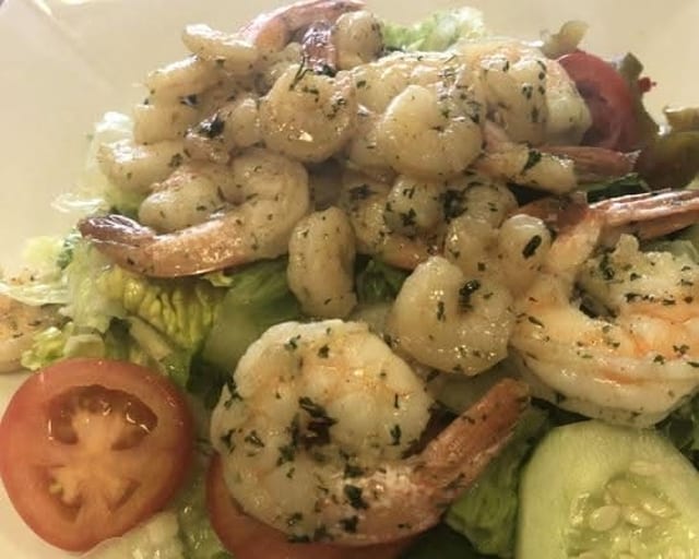 Grilled Shrimp Salad.